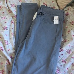 2 NEW GAP high rise skinny Navy and Grey S…